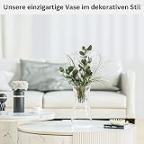 Vzmiza Clear Glass Vase Premium Quality Modern Rustic Home Decor view 3