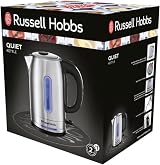 Russell Hobbs Electric Kettle 1.7L Quiet Boil Rapid Boil Brushed Steel view 6