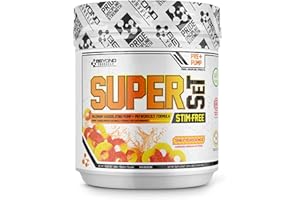 Beyond Yourself - SuperSET Stim-Free, Caffeine-Free Pre-Workout | Formulated for Peak Performance & Insane Pumps | Dominate S