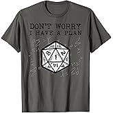 RPG Gamer Dont Worry I Have Plan Funny Men Boys Kids T-Shirt