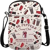ZJXHPO Soda Social Club Cross Body Bag Soda Drinks Messenger Bag Soda Addict Gift Soda Lover Gifts Soda Drinker Shoulder Bag (Member Only CB)