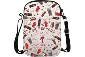ZJXHPO Soda Social Club Cross Body Bag Soda Drinks Messenger Bag Soda Addict Gift Soda Lover Gifts Soda Drinker Shoulder Bag (Member Only CB)