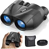 TOOUP 12x25 Compact Binoculars for Adults and Kids - High Powered Binoculars with Clear Low Light Vision and Large Eyepiece, HD Easy Focus Binocular for Bird Watching, Concerts and Sport Games