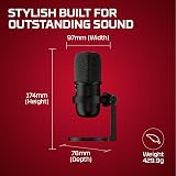 HyperX SoloCast USB Condenser Microphone Cardioid for PC PS4 Mac view 8