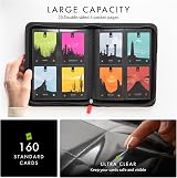 Vault X 4 Pocket Trading Card Zip Binder Red 160 Cards Exo-Tec view 4