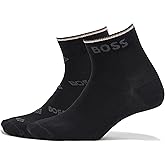 BOSS Men's Logo Design Short Socks (2-Pack)