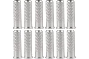 12pcs Replacements Inserts Archery Base Inserts,Standard 6.2mm/0.24in Aluminum Carbon Shaft Accessory
