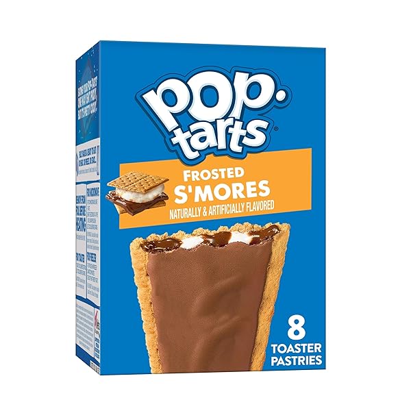 POP-TARTS TOASTER PASTRIES, BREAKFAST FOODS, KIDS SNACKS, FROSTED S’MORES (8 POP-TARTS)