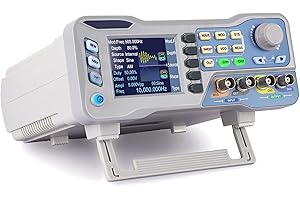 Koolertron DDS Signal Generator Counter, 2.8in Screen Display 60MHz High Precision Dual-Channel Arbitrary Waveform Generator Frequency Meter 275MSa/s Function Generators for Scientific,Laboratories