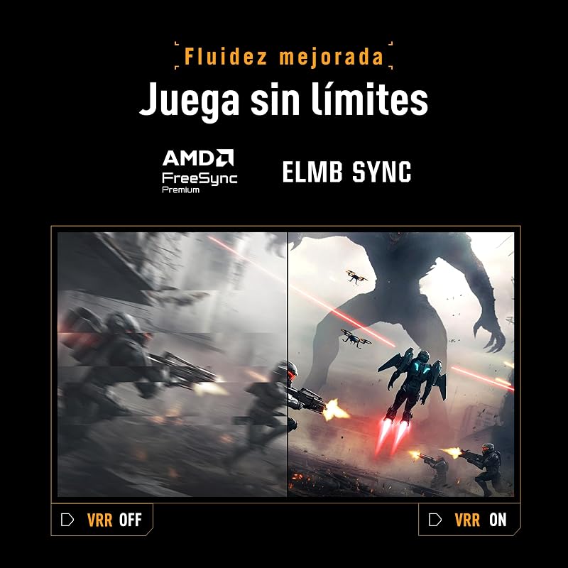 Monitor TUF Gaming VG279Q5R 27", Full HD (1920 x 1080), 200 Hz, IPS rápido, ELMB, 0,3 ms GTG (min.), Colunas estéreo, Centro DisplayWidget, Visual AI