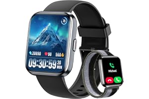 Smart Watch for Men Women, 1.8" Fitness Tracker for Android &amp; iPhone, Answer/Make Calls, Alexa Built-in, Heart Rate/Sleep/SpO2 Monitor Smartwatch, IP68 Waterproof Watches 101+ Sport Modes, 2 Bands4.2 out of 5 stars 1,5221 offer from $47.98