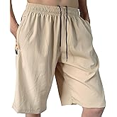 AICOC Men's Athletic Running Workout Shorts 11 inches Swim Trunks with Ziper Pockets Quick Dry Lightweight