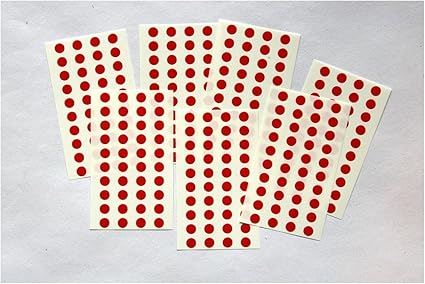 small red dot stickers