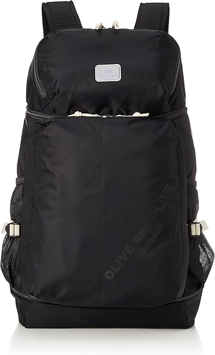 Amazon オリーブ デ オリーブ スクール シューズポケット付きデイパック 2k ガールズ 09 黒 黒 Olive Des Olive School オリーブ デ オリーブ スクール レディース