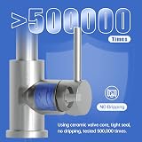 APPASO Kitchen Tap Sink Mixer with Pull Down Sprayer 360° Swivel Stainless view 5