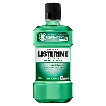 Listerine - Enjuague Bucal Dientes y Encías, 500 ml