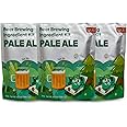 Craft Beer Brewing Ingredient Kit for One Gallon of Brew(16.1 oz), Pale Ale,. Amber Lager, Bavarian Wheat Hefeweizen, ABV:5~5.5% vol (3-Pack, Pale Ale)