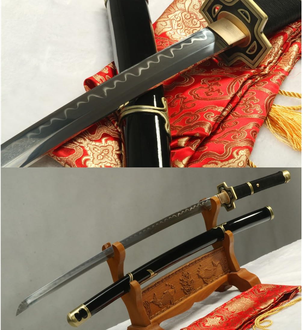 1095 Carbon Steel Clay Tempered Sets Sword Manga Sword Roronoa Zoro