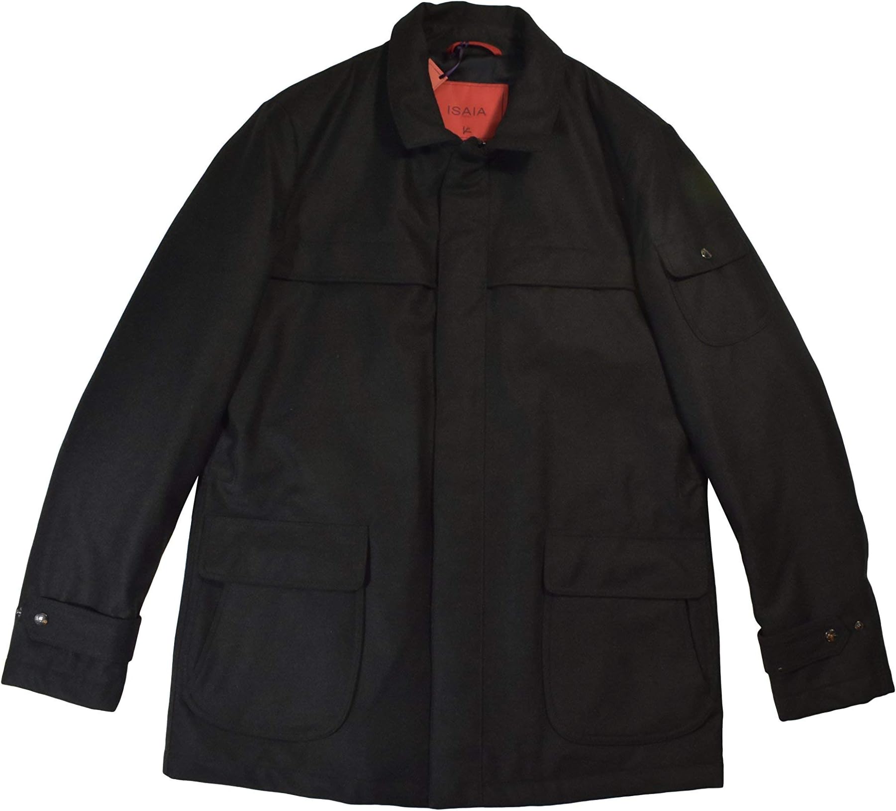 Isaia Men's Gray Down Puffer Coat