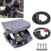 Power Tilt and Trim Unit for Outboard Motor up to 90HP, Heavy Duty Aluminum Motor Lift Jack Plate, Electro Hydraulic Marine Actuator, IP68, Gray