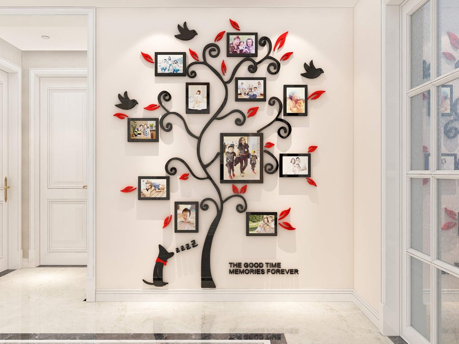 ENCOFT 3D Wall Sticker Stereo Wall Sticker Removable Living Room Bedroom Children's Room Sofa Furniture Background Sticker Wall Tattoo (XL - Image 4
