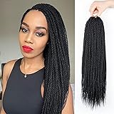 NAYOO Senegalese Twist Crochet Hair For Black Women - 8 Packs , 35 Strands/Pack Small Twist Crochet Braids Hair Hot Water Set