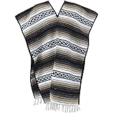Del Mex Classic Mexican Blanket Poncho