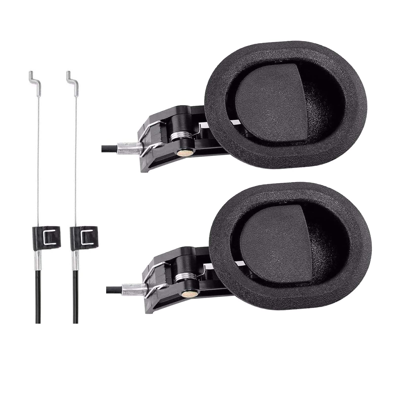 xocome Universal Sofa Chair Recliner Release Pull Handle Replacement Parts with Cable Metal Couch Style Pull Chair Release Handle fits Ashley and Major Recliner Brands Sofa（2 pieces Black）