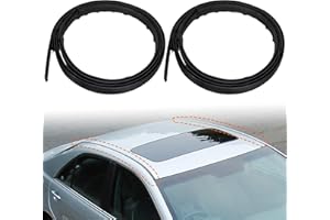 LoloWheat 1 Pair Molding Side Left and Right Side Compatible with Toyota Camry 2007-2011 Replaces 75555-06030 75556-06030 Roof Drip Molding Strips