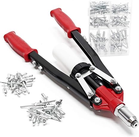 Pince A Rivet Aveugle Pince A Levier 150 Pieces Aluminium Rivets Borgnes Amazon Fr Auto Et Moto