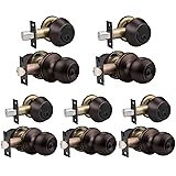Probrico 5 Sets-Oil Rubbed Bronze Entry Door Knobs