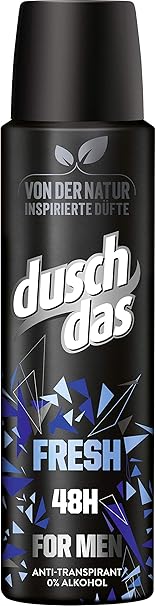 Duschdas For Men Deospray Fresh Anti-Transpirant, 6er Pack (6x 150 ml)