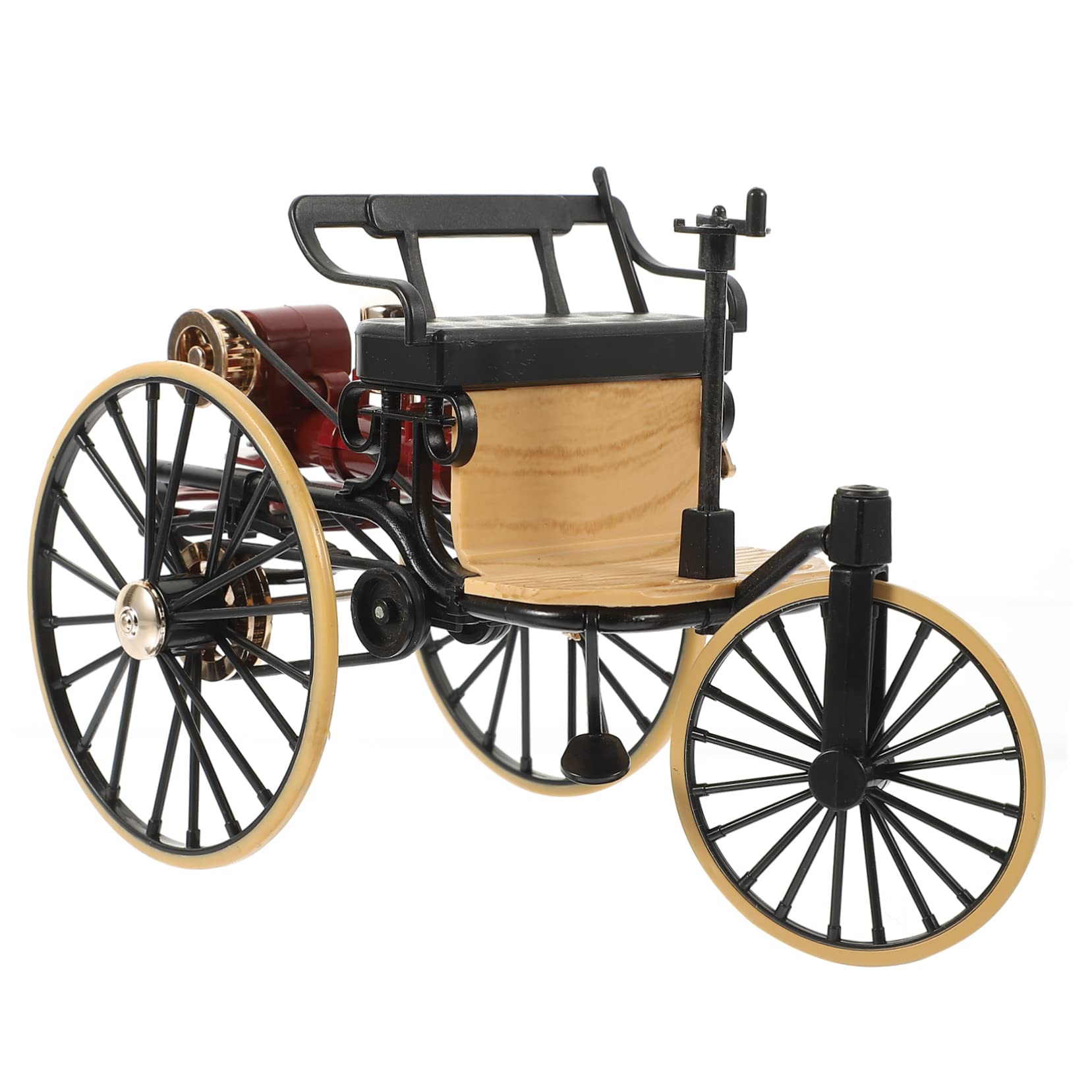 VICASKY Vintage Car Model House Decorations for Home Car Models Decor for Practical Crafts for Desktop Tricycle Practical Crafts Retro Alloy Decorative Items