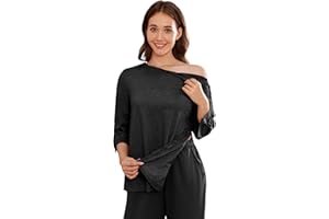 Deyeek Post Shoulder Surgery Shirts for Women Tear Away 3/4 Tops After Rotator Cuff Shirts Chemo Port Adaptive Clothing