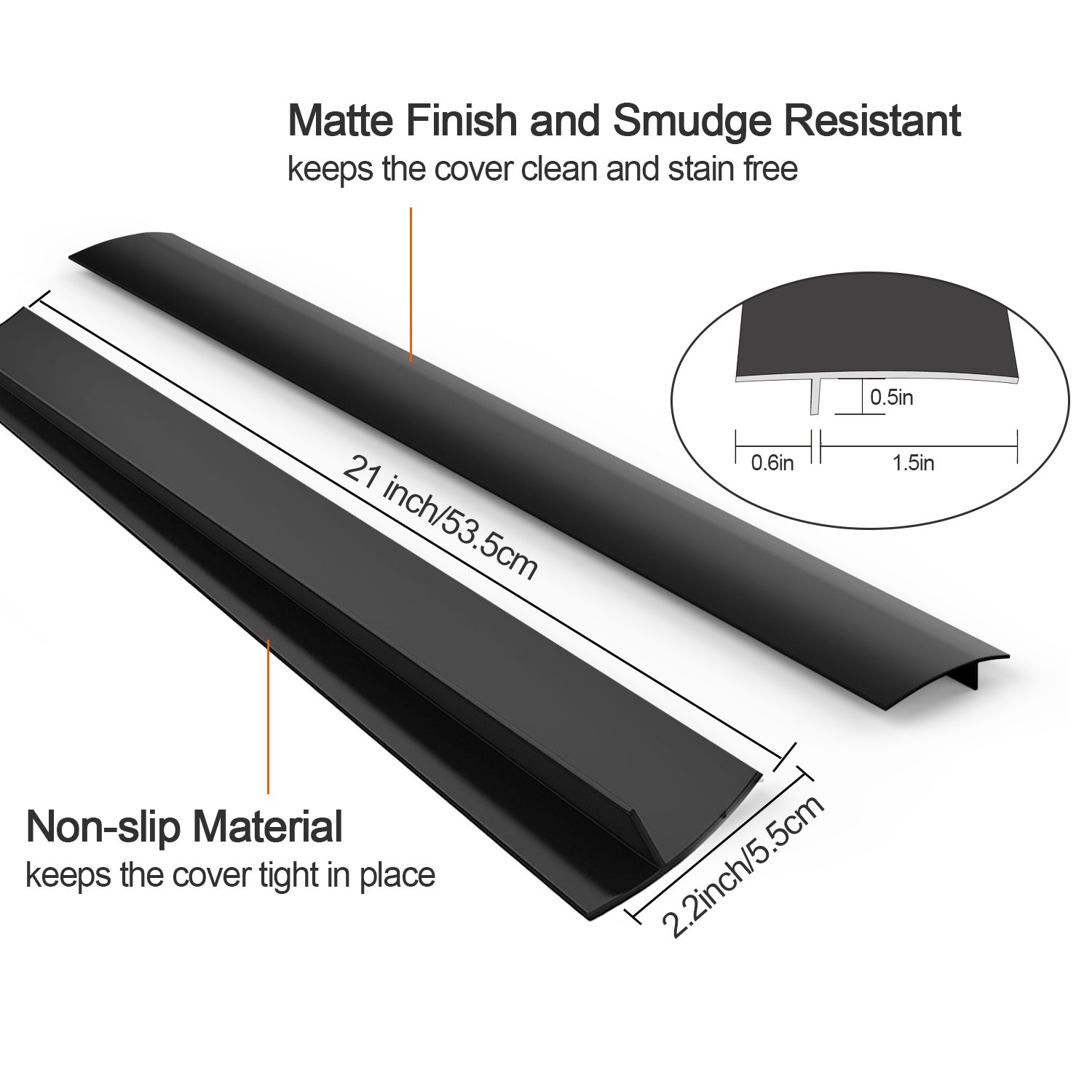 Stove Hob Protector Strips Food Spill Stove Gap Trim Covers Silicone Heat Resist eBay