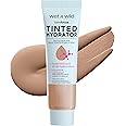wet n wild Bare Focus Tinted Hydrator Matte Natural Finish, Oil-Free Tinted Face Moisturizer Makeup, Hyaluronic Acid, Squalane, Sheer To Medium Coverage, Tan Medium Deep