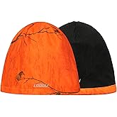 LOOGU Beanie for Women Men Camo Warm Winter Hats Unisex Fleece Lined Knit Skull Cap