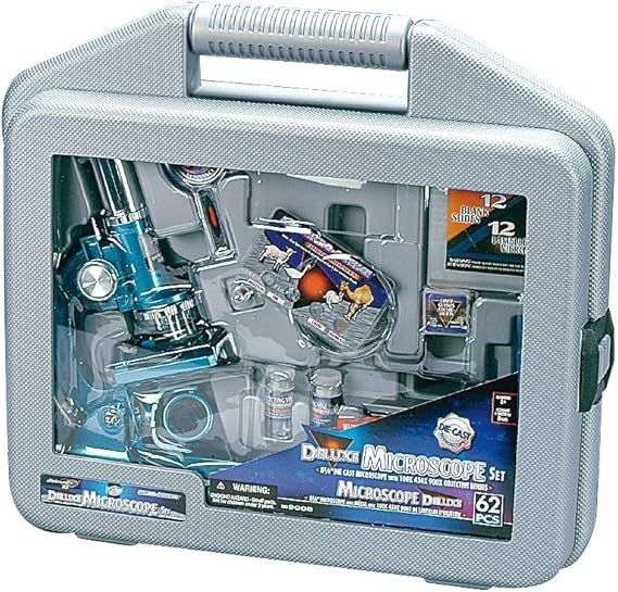 Deluxe Microscope Set Die Cast Amazon Co Uk Toys Games
