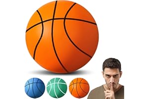 rytopt Silent Basketball, Quiet Bounce Basketball, Hush Handle Silent Basketball, Uncoated High-Density Foam Ball