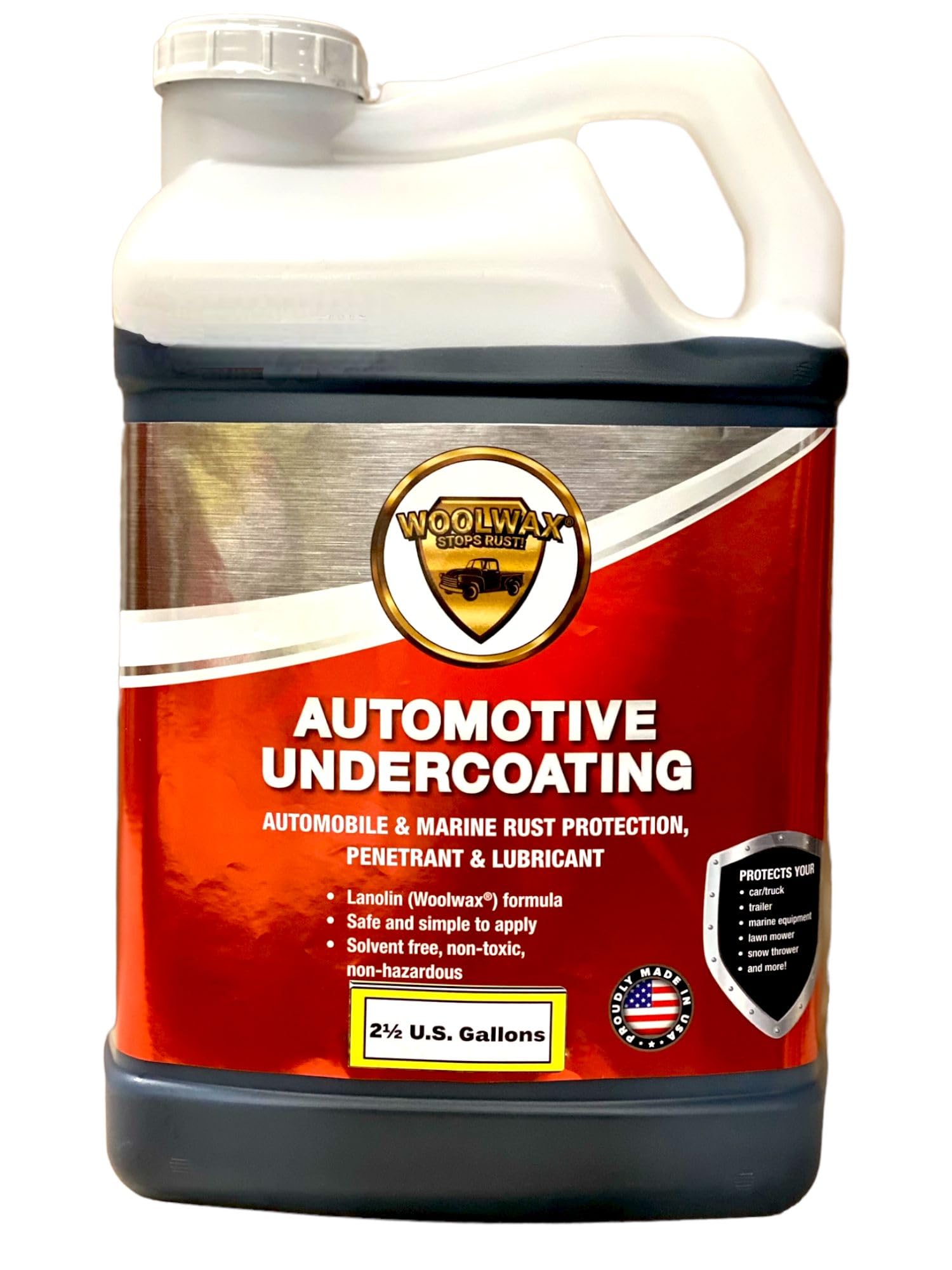Woolwax 2+1/2 Gallon Jug Auto Truck Undercoating Corrosion