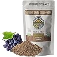 Organic Powder - Blend in Smoothies, Cakes, High Fiber Content, Made w/Cold-Pressed Natural Ingredients, Gluten-Free, All Purpose, Antioxidants Rich - Certified USDA (3.52 Oz, Grape Seed (Pack of 1))