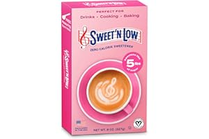 Sweet'N Low Zero Calorie Bulk Sweetener, 8 oz. Box, Granulated Sugar Substitute for Baking, Coffee, Tea and More, Kosher & Gluten Free, Low Glycemic Index