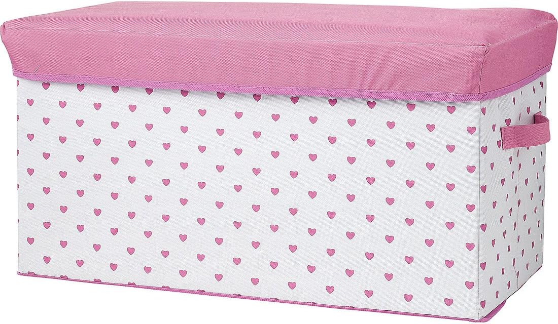HEMA Aufbewahrungshocker, 2 Personen - 60 x 31 x 31 cm - rosa: Amazon