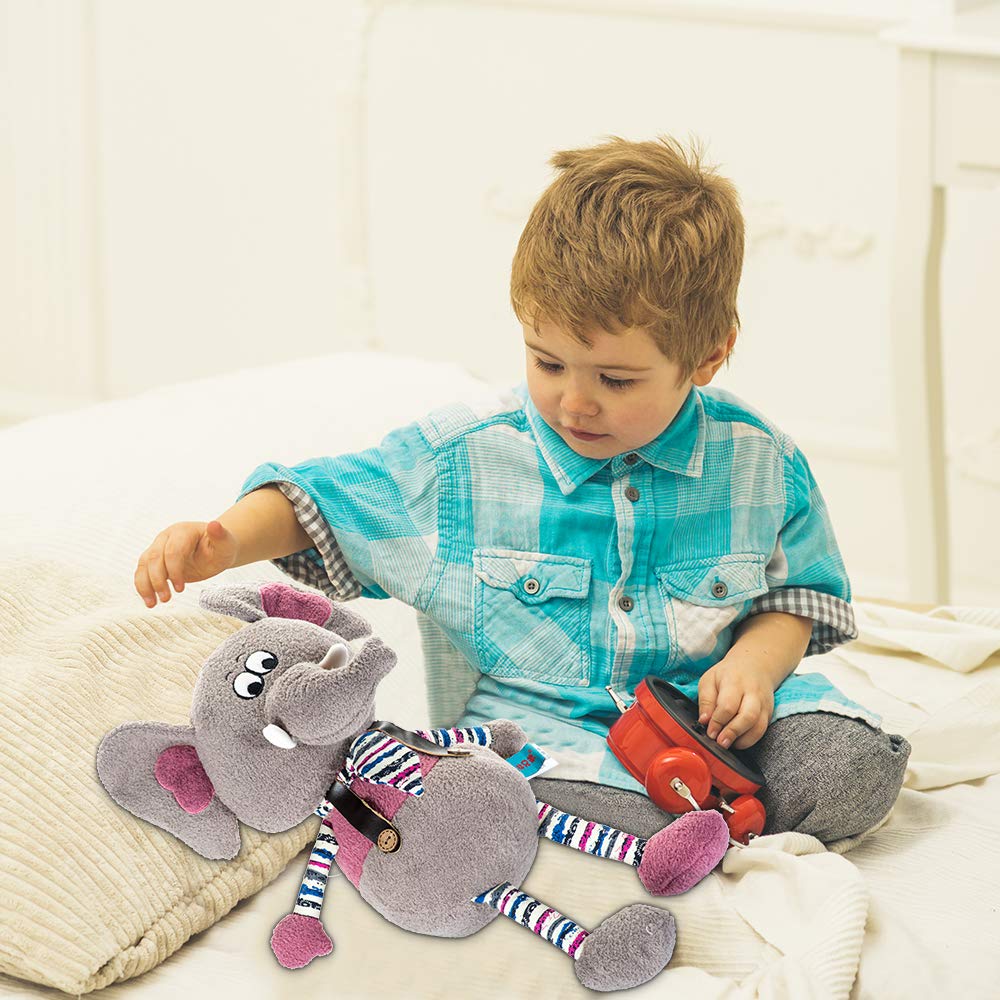 U-NI Plus Toy,Stuffed Animal for Kids,Cuddlekins 15.7 Inch (Elephant)