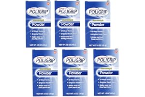 Super Poli-Grip 07801 Denture Powder (Pack of 6)