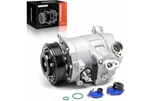 A-Premium Air Conditioner AC Compressor with Clutch Compatible with BMW X3 xDrive28i 2013-2017, xDrive28d 2015-2017, X4 2015-
