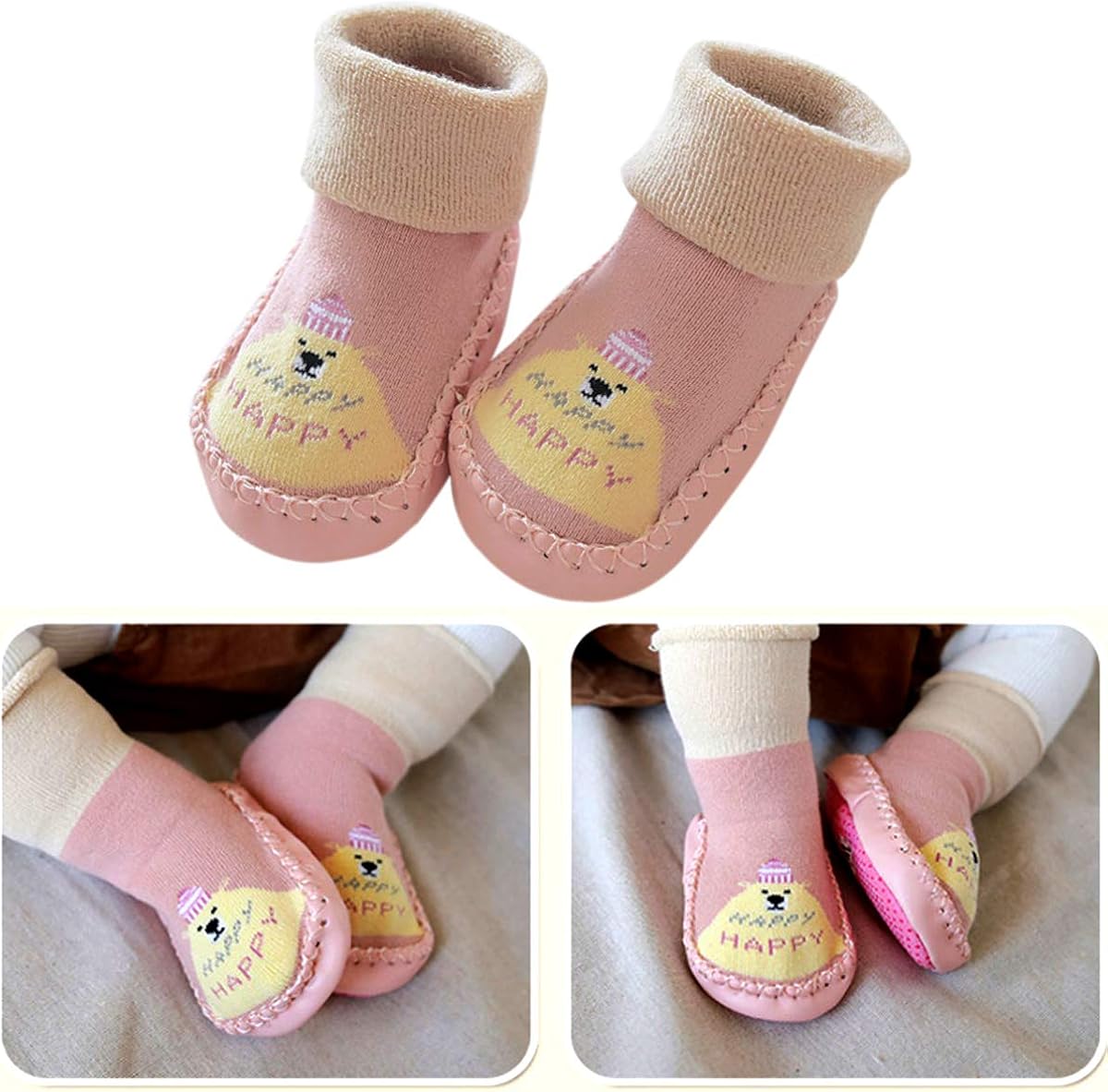 Automne Hiver Chaudes Pantoufle Chaussons Chaussette Enfant Avec Semelle En Cuir Souple Natuce Chaussettes Antiderapantes Bebe Garcon Fille Bambin Plancher Chaussettes De Dessin Anime Chaussettes Vetements Iplanmovilidad Com
