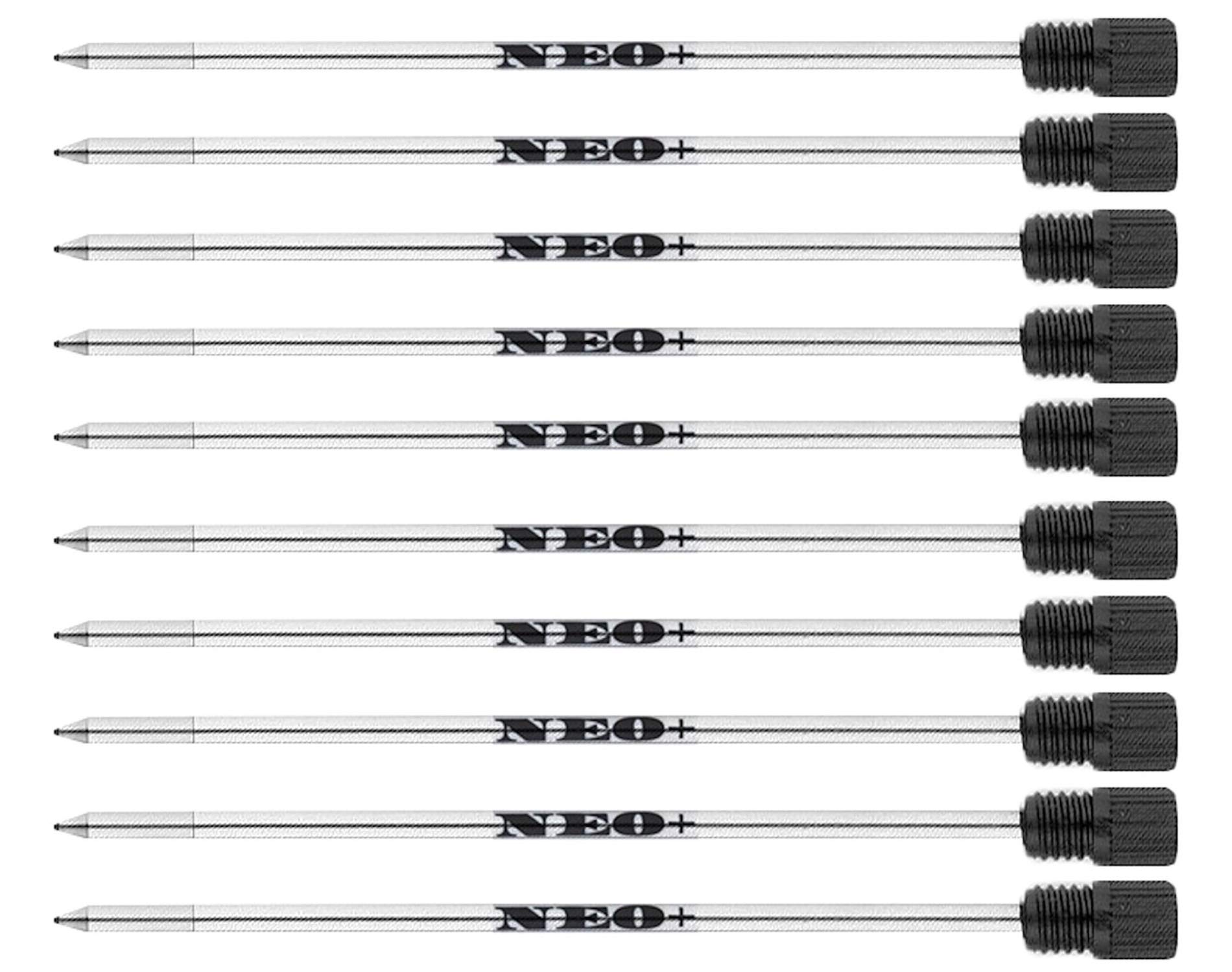 10 x Black Ink Refills 0.7mm Tip Compatible with Swarovski Crystal Elements Filled Ballpoint Pen