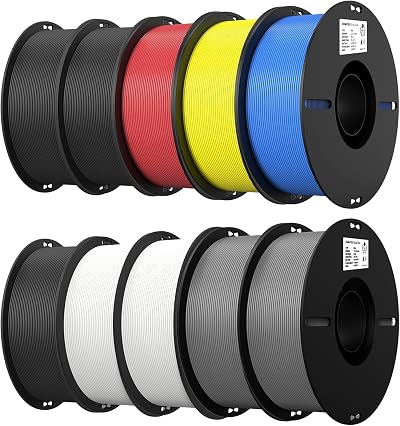 Creality Ender PLA 1.75mm Filament 1kg 10 Pack 3D Printer Spool Variety