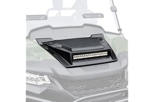 POKIAUTO Hood Scoop with Spotlight for Honda Pioneer 700 2P 4P 2014+, Front Sporty Hood Cover with Auxiliary Light Kit Sport Hood with Light for Honda Pioneer 700-2 700-4 2014-2025 Accessories